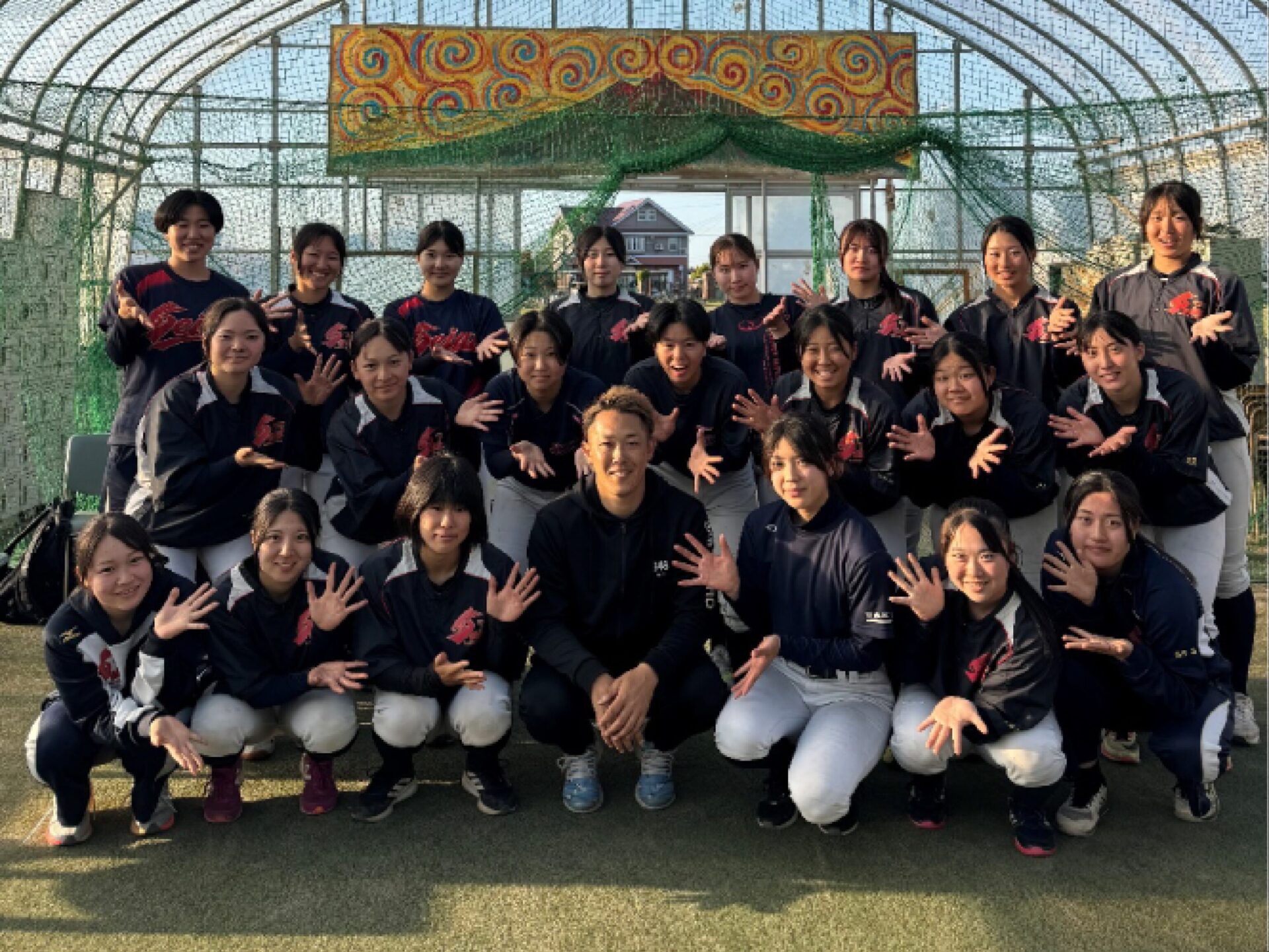 元埼玉西武ライオンズ・伊藤翔投手による特別指導を実施